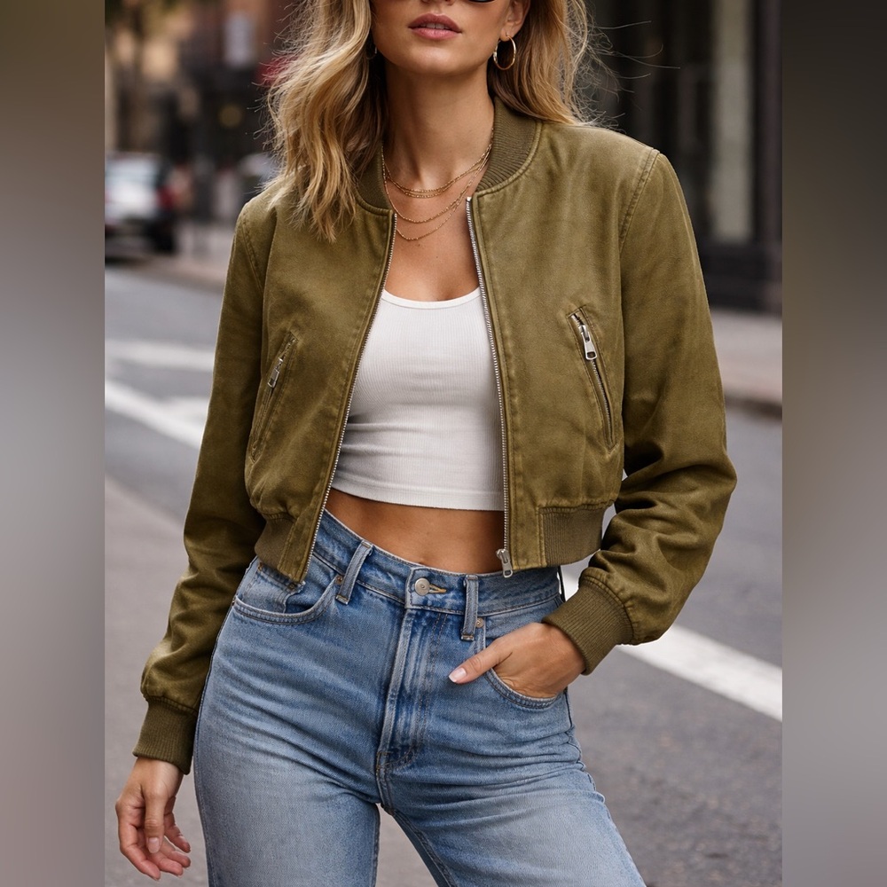 Lioness Olive Bomber Jacket